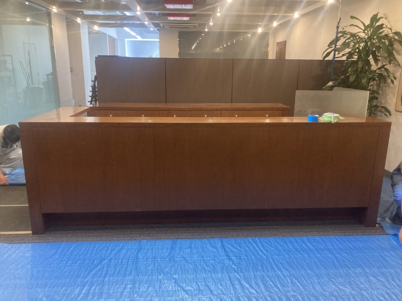 23-128 カウンター再生塗装