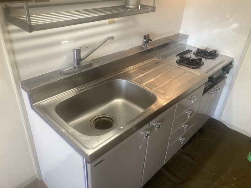 23-78 キッチン天板とシンク 鏡面研磨