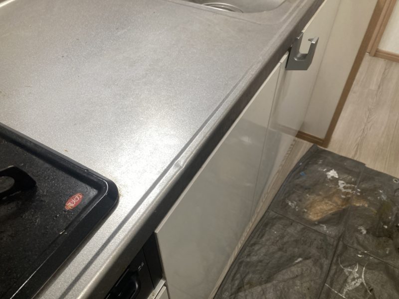 23-46 エンボスキッチン へこみ補修
