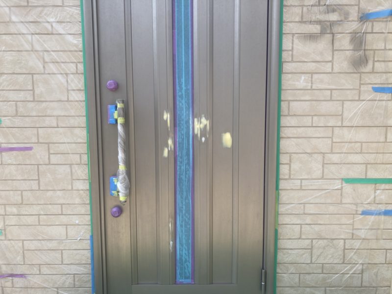 23-117 アルミドア 再生塗装