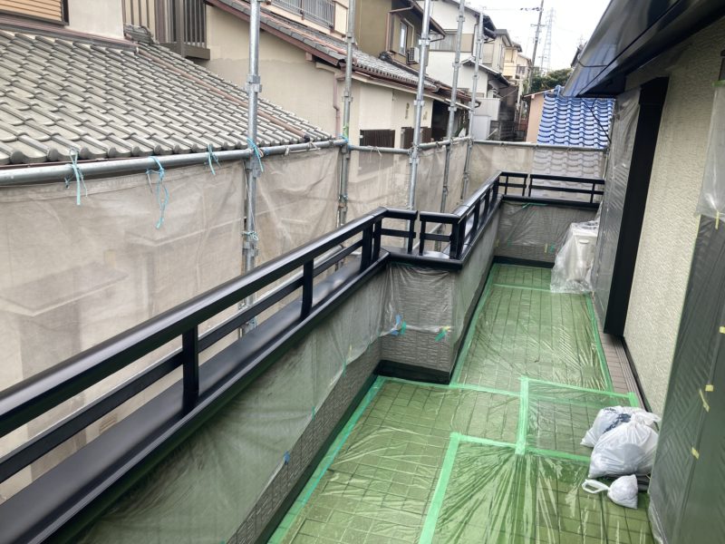 23-79 バルコニー手すり塗装