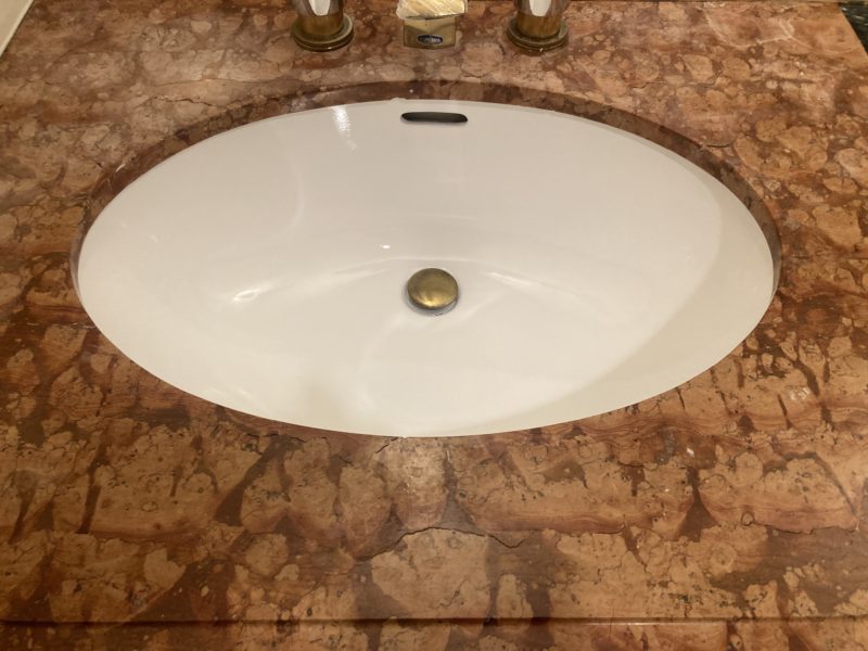 23-114 洗面ボウル割れ補修