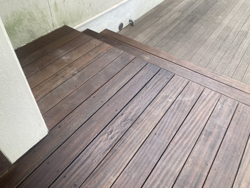 23-116 ウッドデッキ メンテナンス