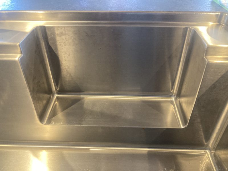 23-65 シンク 水垢除去作業