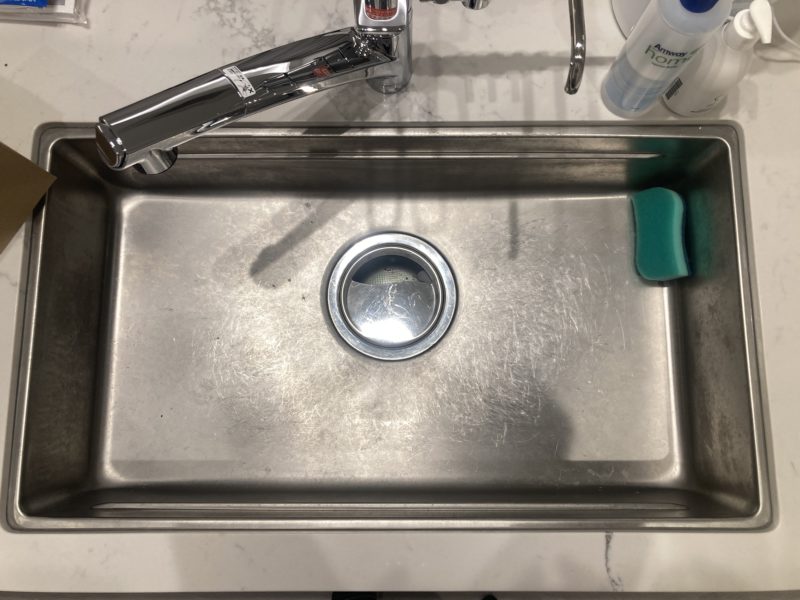 23-118 ステンレスシンク再生研磨