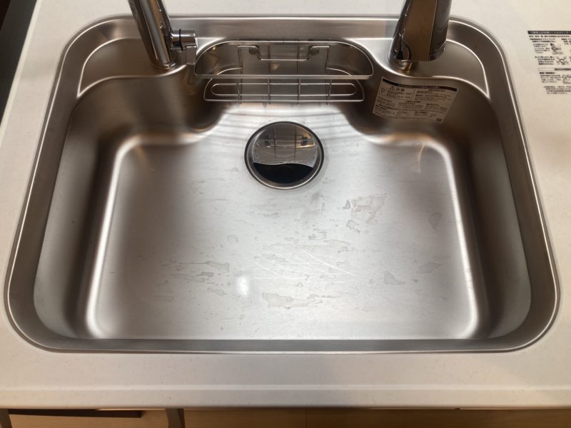 23-113 ステンレスシンク キズ補修