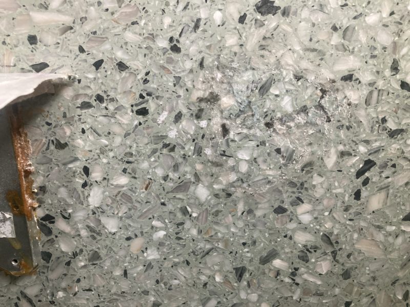 23-58 テラゾー石 割れ修復