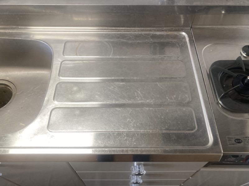 23-78 キッチン天板とシンク 鏡面研磨