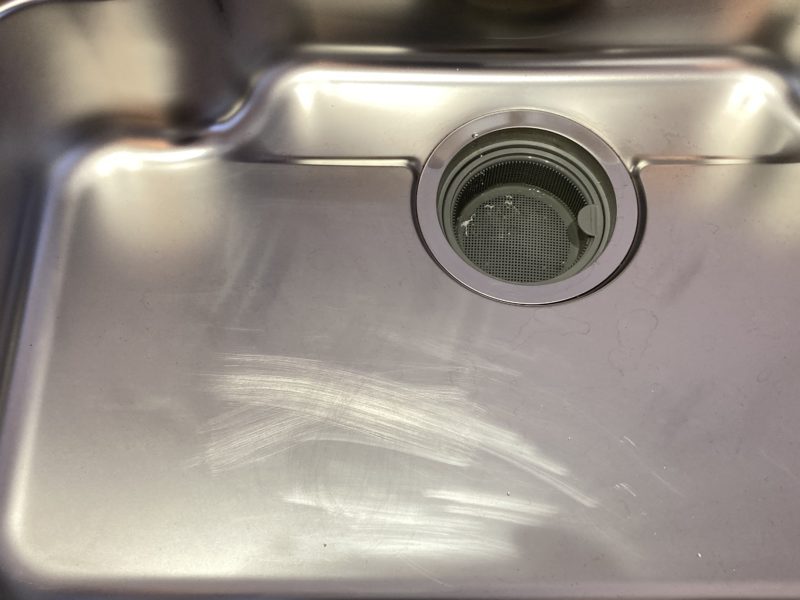 23-101 susシンク すり傷補修