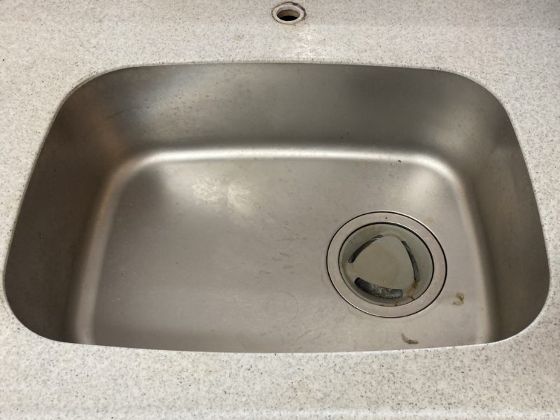 23-73 キッチン天板 シンク再生研磨