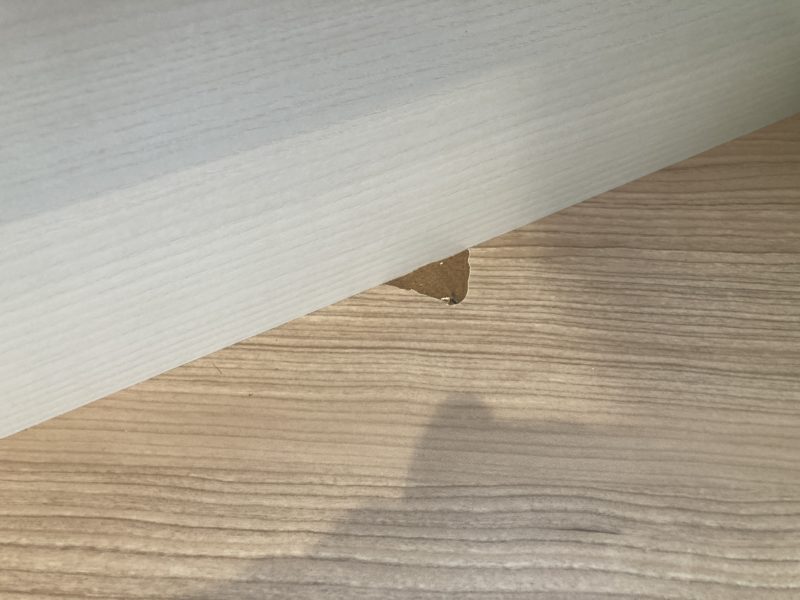 23-89 階段段板　膨れ補修