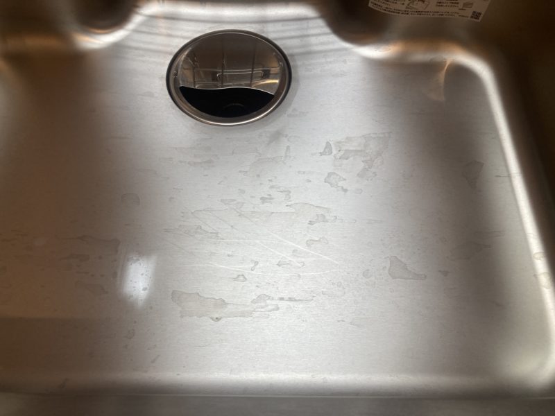 23-113 ステンレスシンク キズ補修