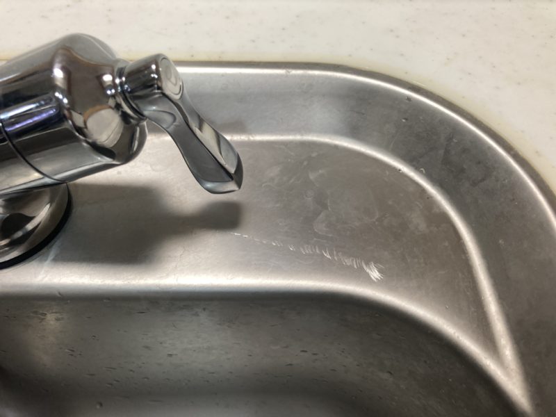 23-100 susシンク すり傷補修