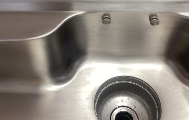 23-97 ステンレスシンク 酸焼け 除去