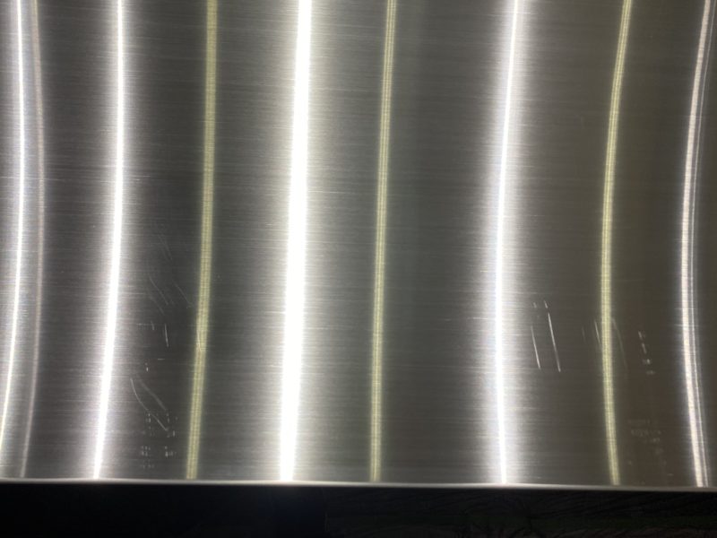 23-70 ステンレス カウンター キズ補修