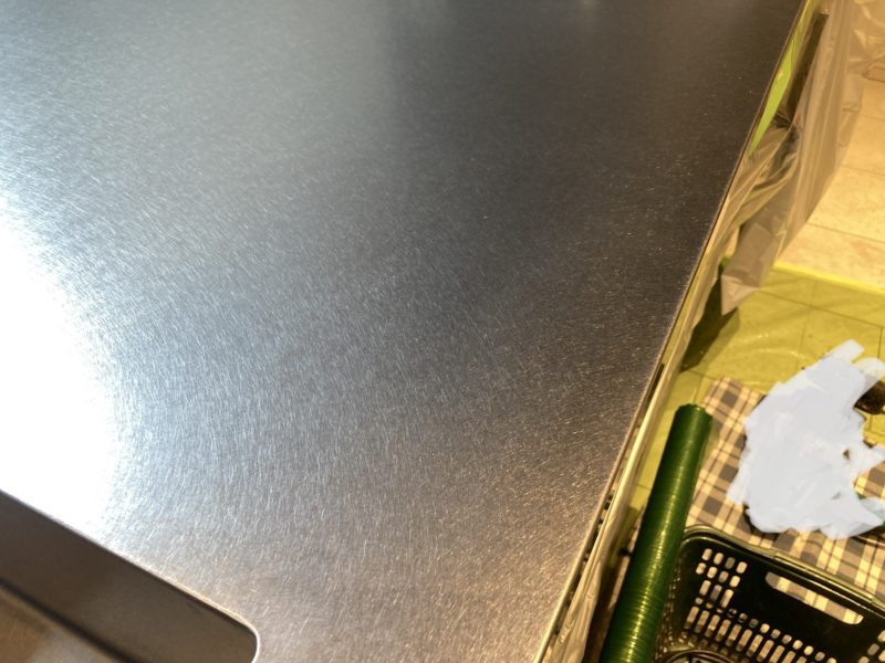 23-98 ステンレス バイブレーション キズ補修