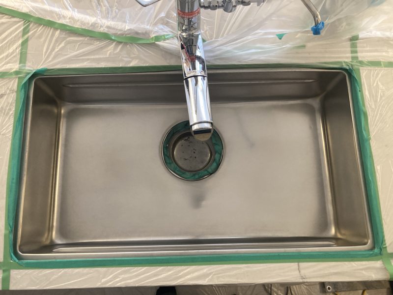 23-118 ステンレスシンク再生研磨