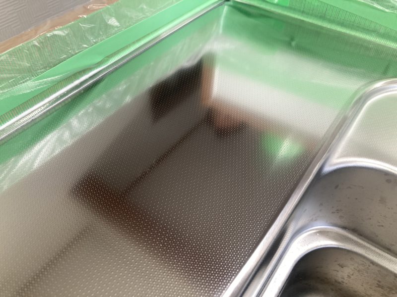 23-52 キッチン天板 すり傷補修