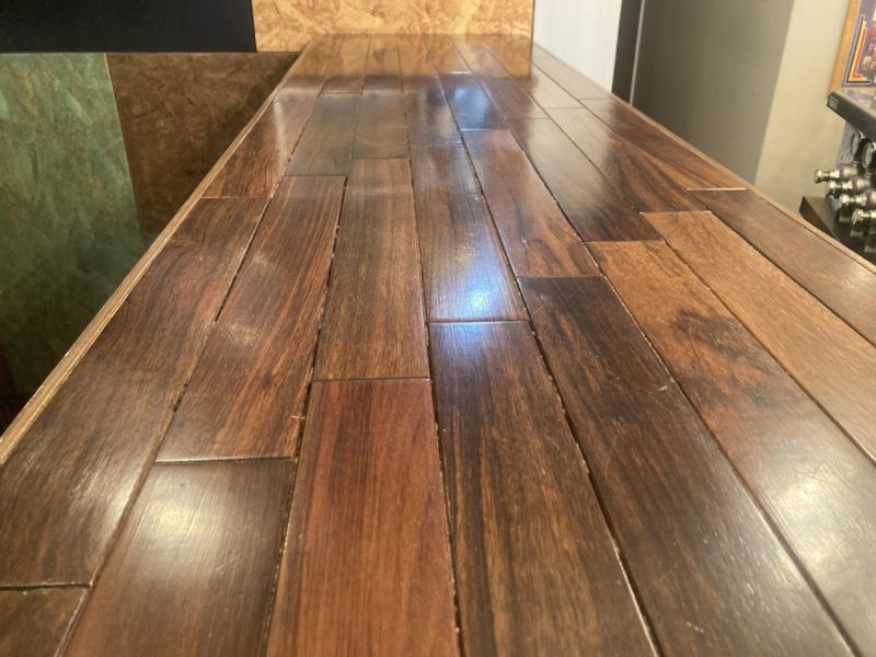 24-45 カウンター塗膜めくれ補修