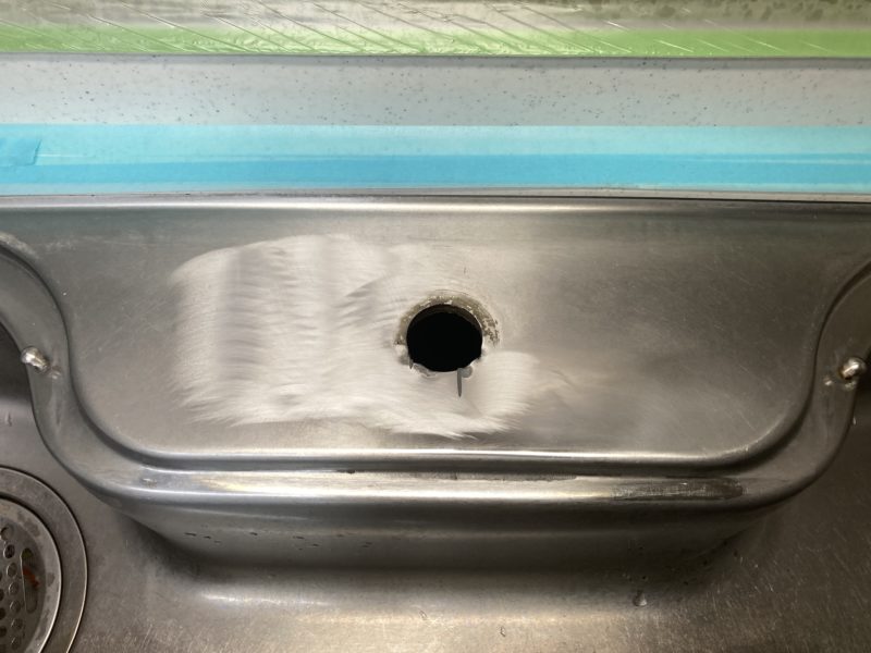 24-07 シンクキズ補修 ステンレス