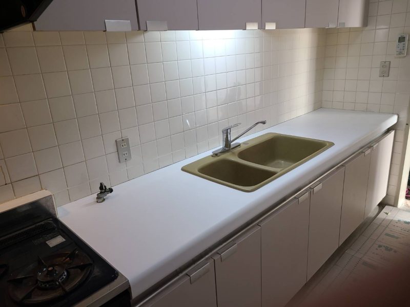 24-28 キッチン天板 再生塗装