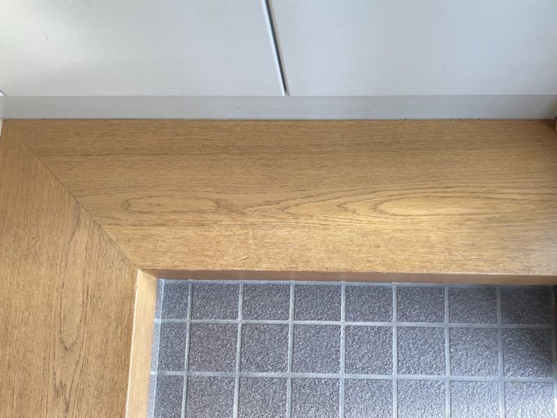 24-03 玄関框 再生塗装