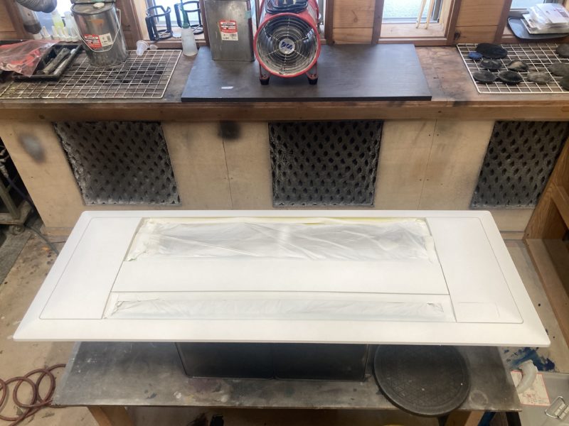 24-13 カセットエアコン 再生塗装