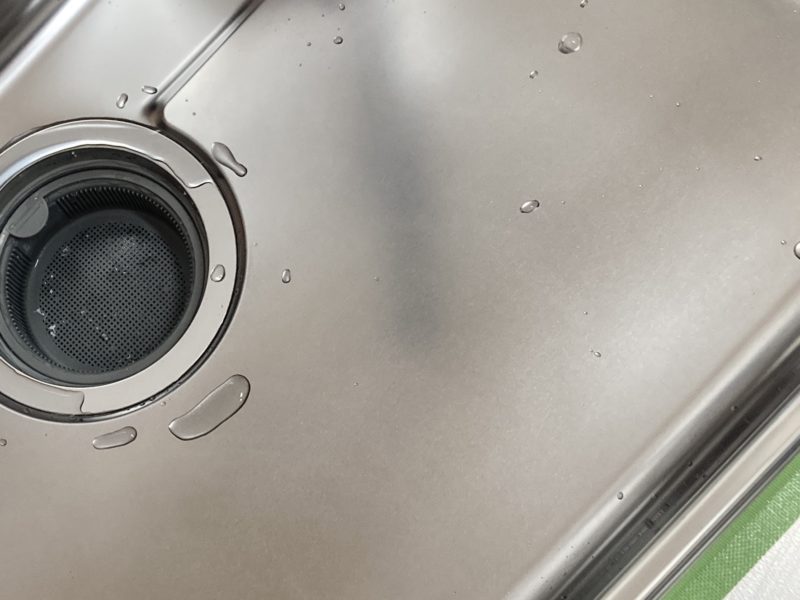 24-12 ステンレスシンク キズ補修