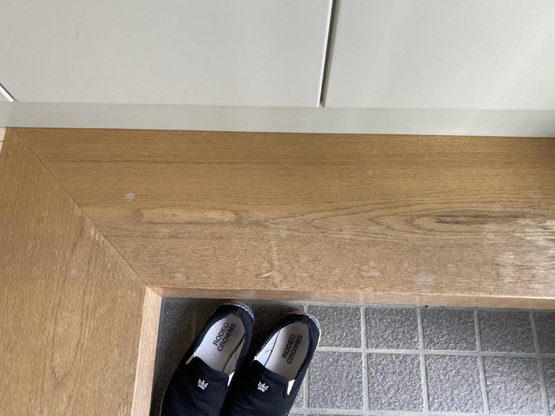 24-03 玄関框 再生塗装