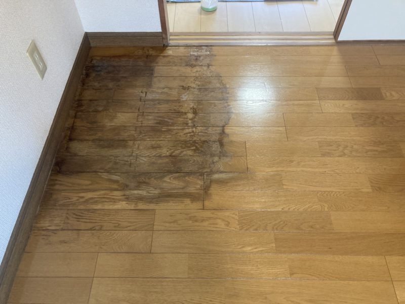 24-46  フロアーシミ 塗装補修