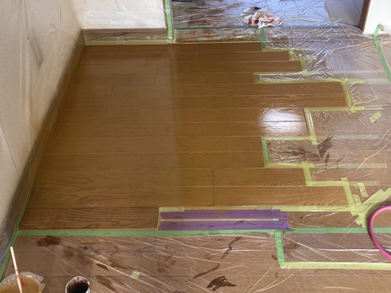 24-46  フロアーシミ 塗装補修