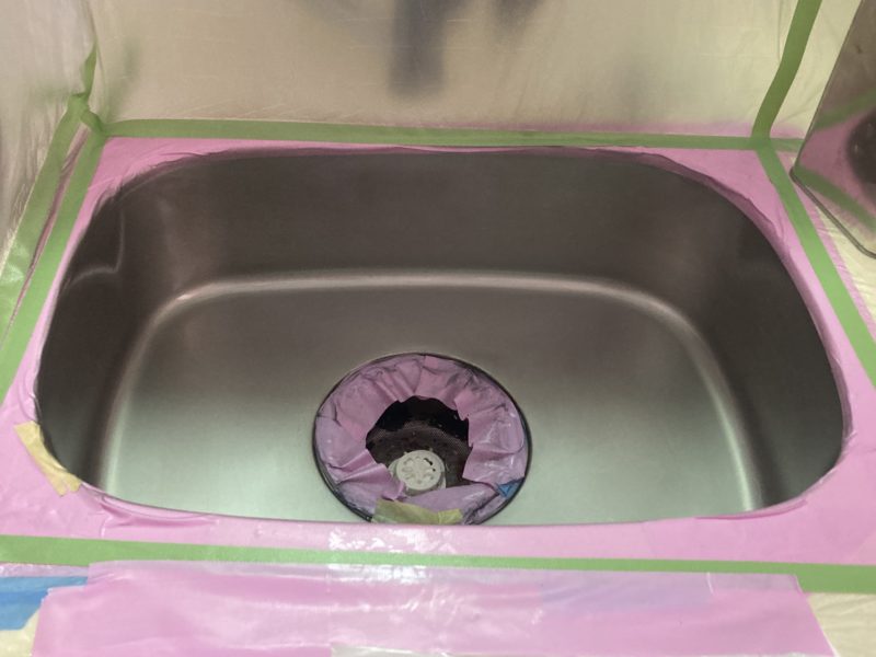 24-17 シンク塗装補修 ステンレス