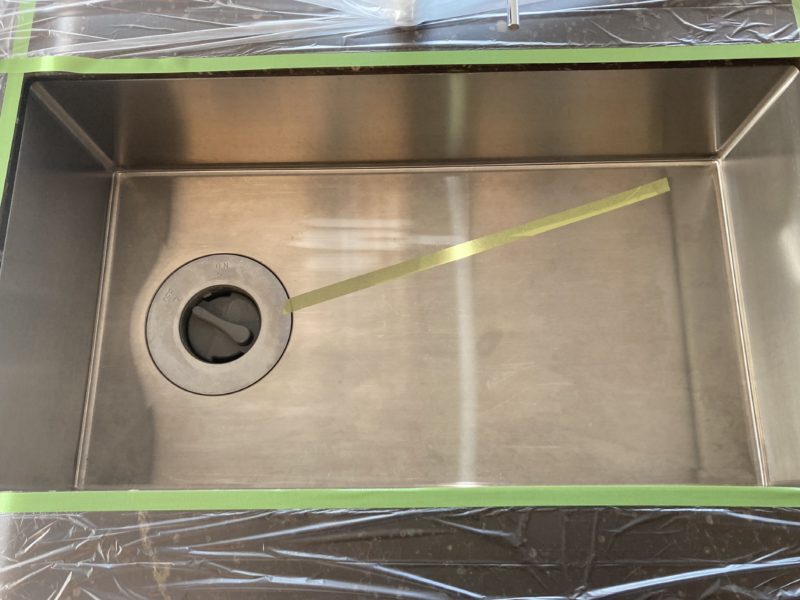 24-33 新品ステンレスシンク キズ補修