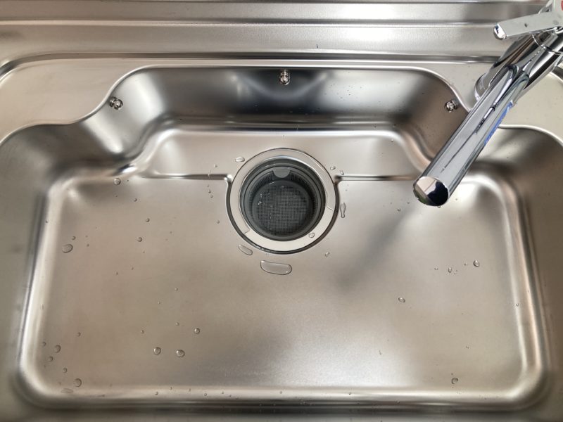 24-12 ステンレスシンク キズ補修