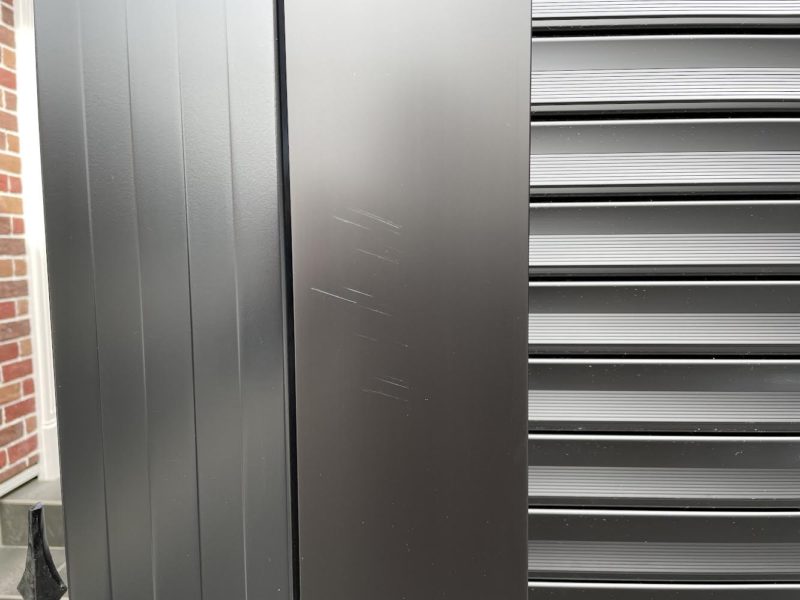 24-26 アルミ枠 キズ補修