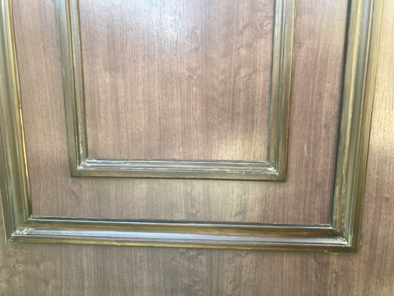 24-05 木製 玄関ドア 色補修