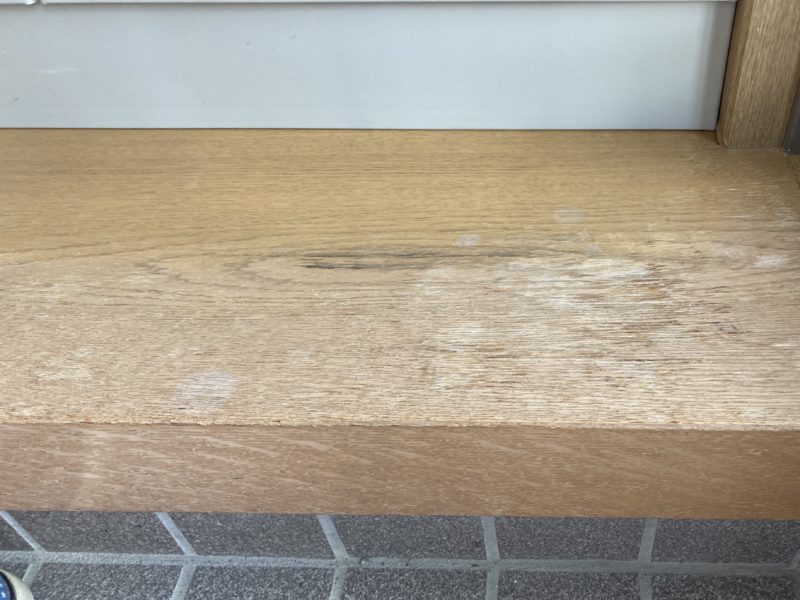 24-03 玄関框 再生塗装