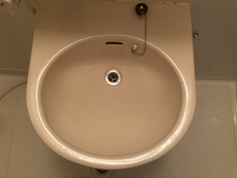 24-51 洗面ボウル　割れ補修