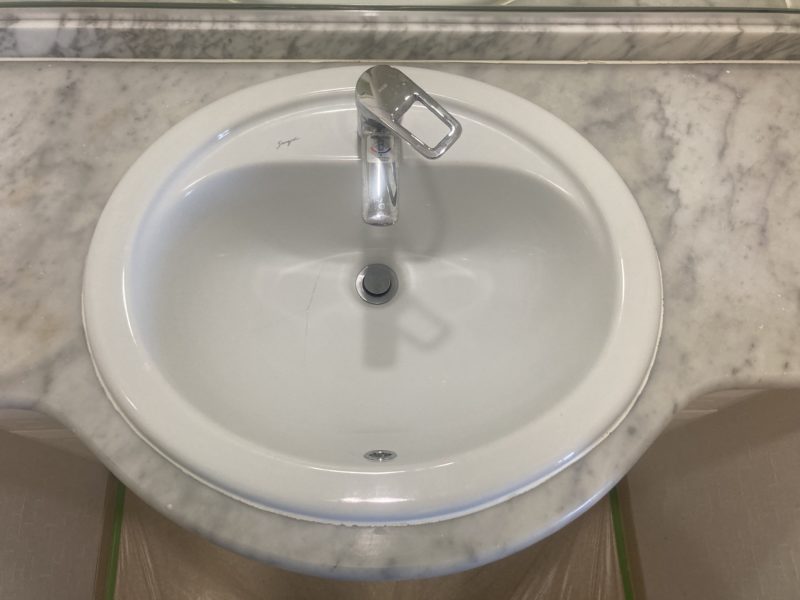 24-58 洗面ボウル割れ補修