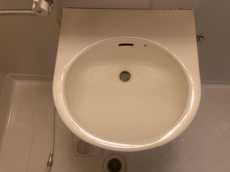 24-51 洗面ボウル　割れ補修