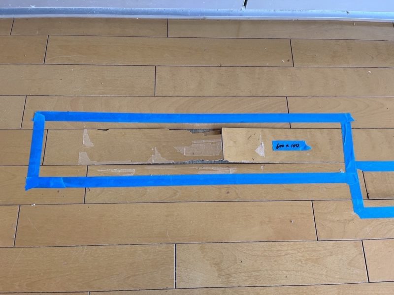 24-53 フロアー浮き補修