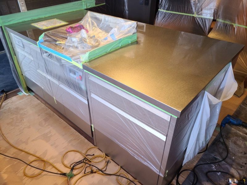 24-65 ステンレス キッチンキズ補修