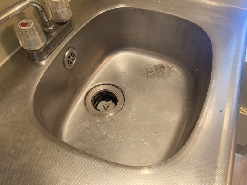 24-73 シンク穴 補修