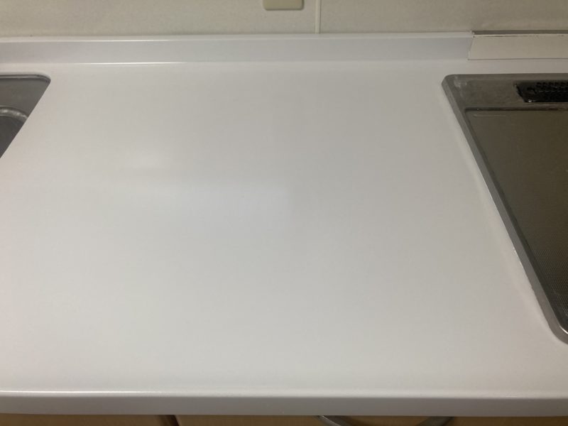 24-74 キッチン天板 割れ補修