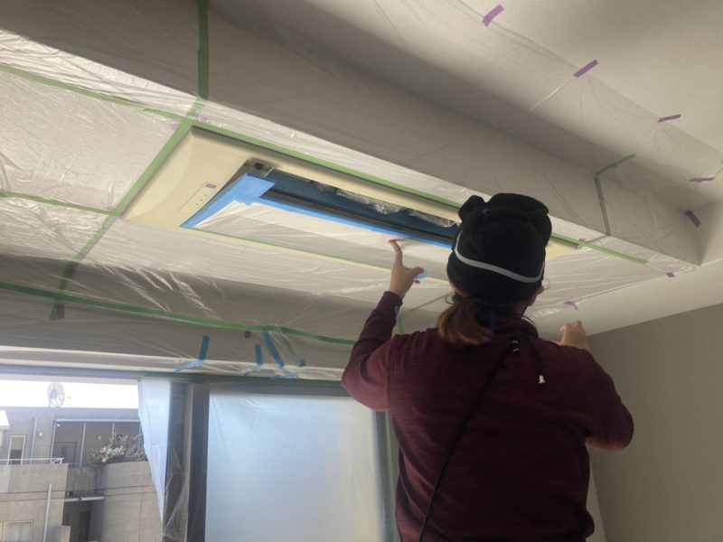 24-77 カセットエアコン 塗装