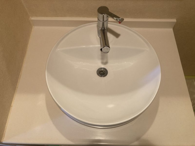 24-60 洗面ボウル割れ補修