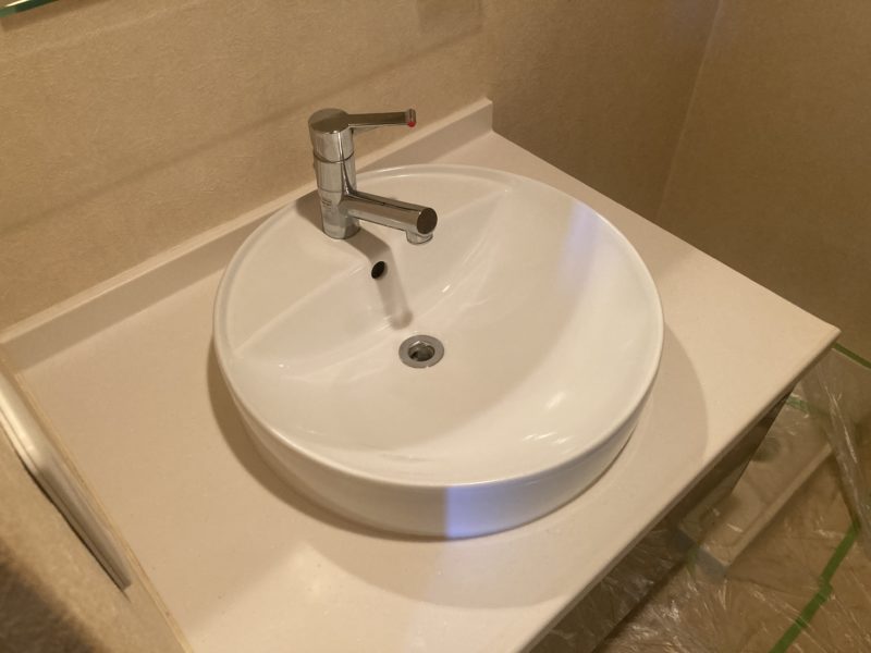 24-60 洗面ボウル割れ補修