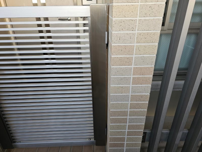 24-156 ステンレス門扉 塗装補修