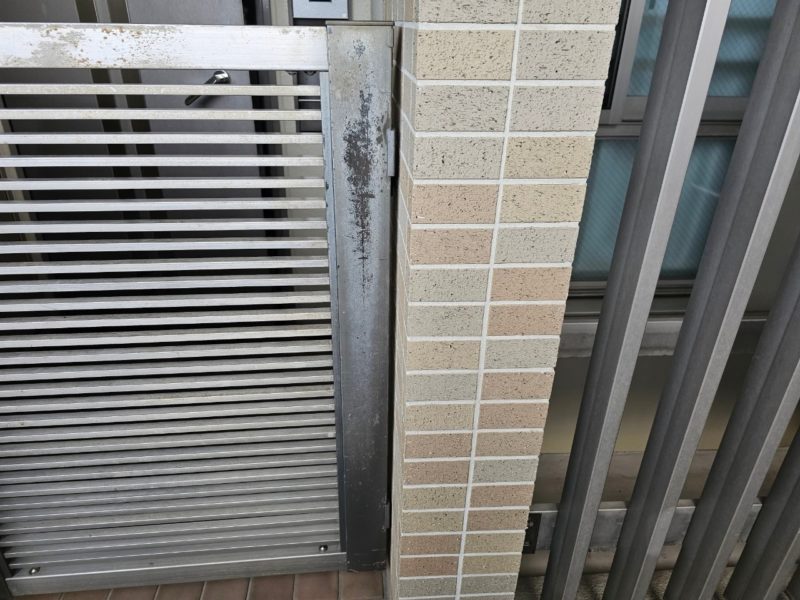 24-156 ステンレス門扉 塗装補修