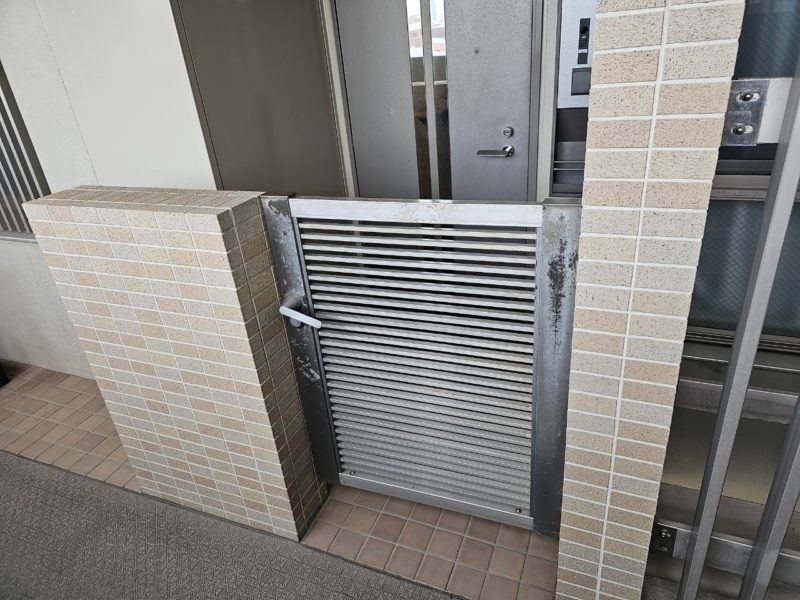 24-156 ステンレス門扉 塗装補修